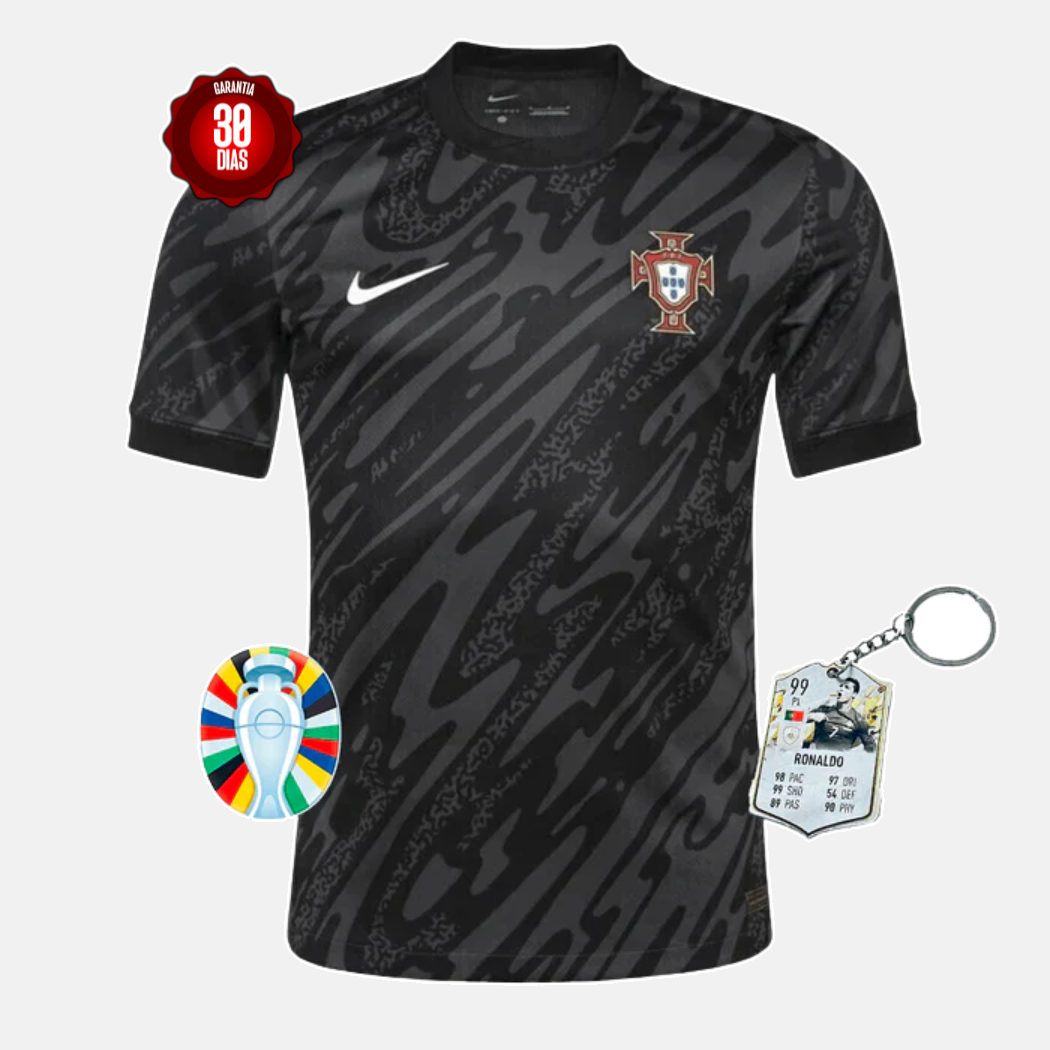Camisola Portugal Guarda Redes Preta - 2024/25 - imagem 2