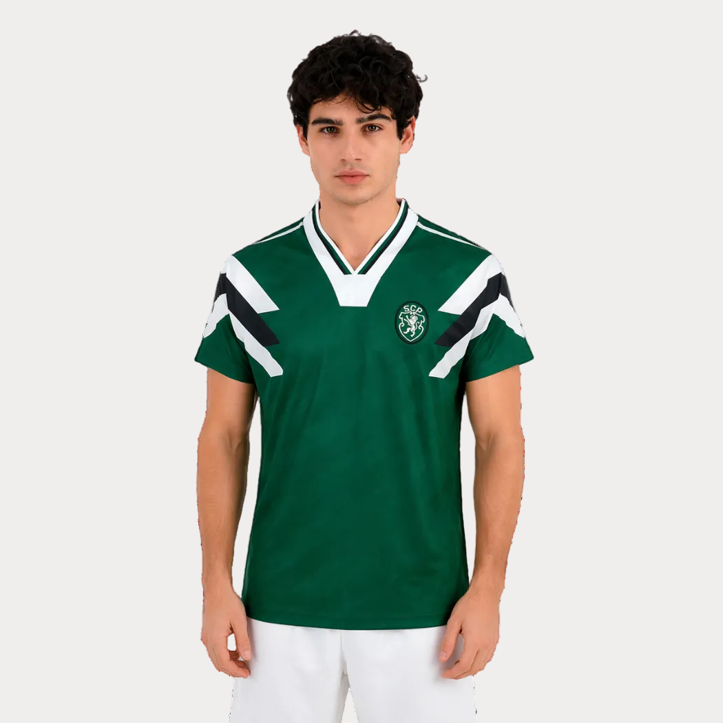 Camisola Vintage Retrô Verde Anos 90 – 2025/26
