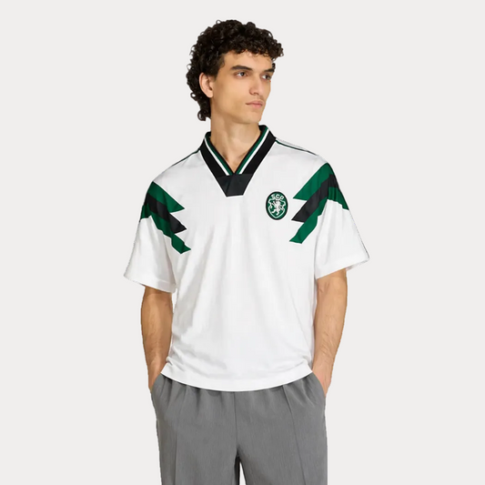 Camisola Vintage Retrô Branca Anos 90 – 2025/26