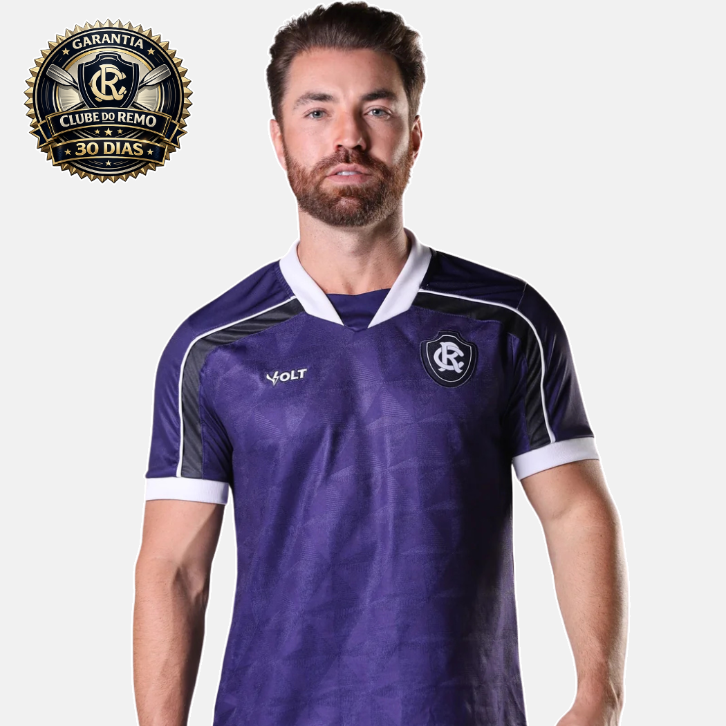 Camisa Masculina Remo Jogo 3 – Roxo Açaí - imagem 1
