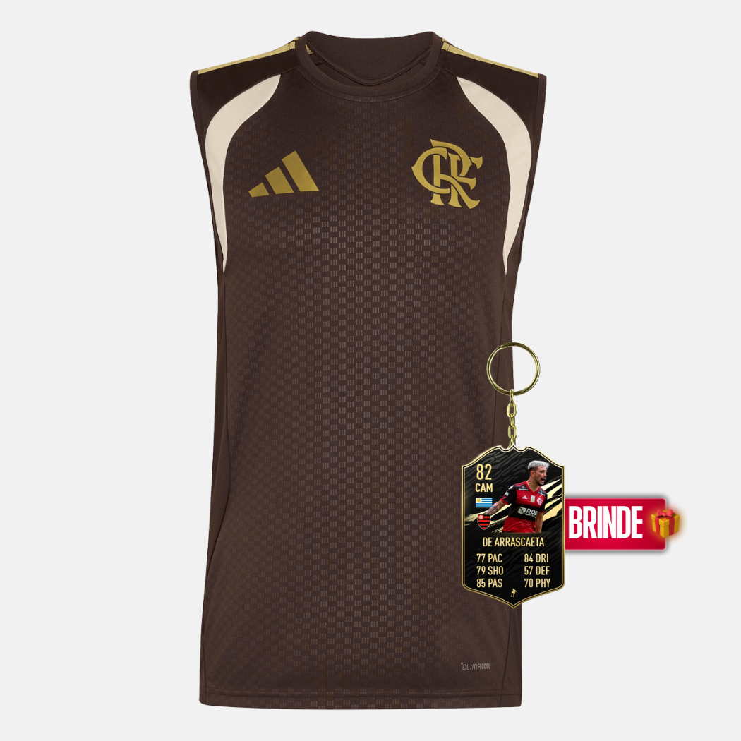 Regata Treino Atleta Marrom CR Flamengo 26 - imagem 1