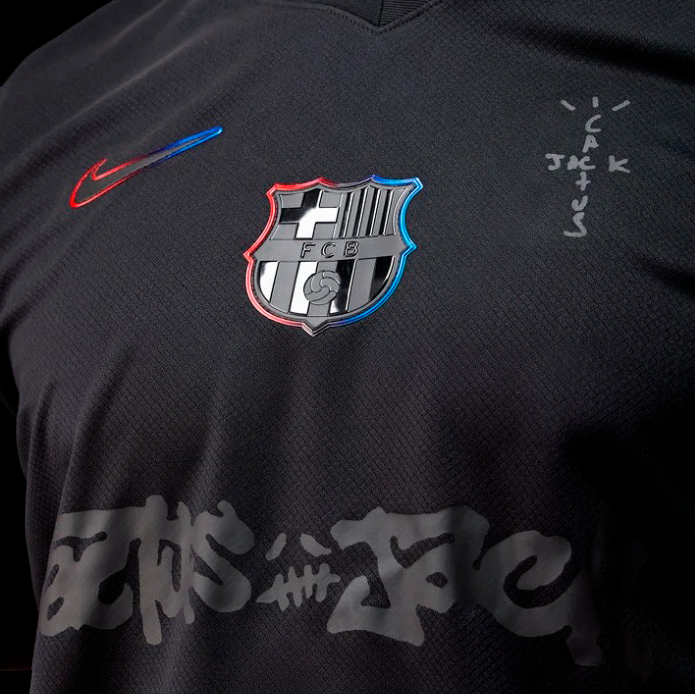Camisola Barcelona X CACTUS JACK Alternativa 2024/25 - imagem 3